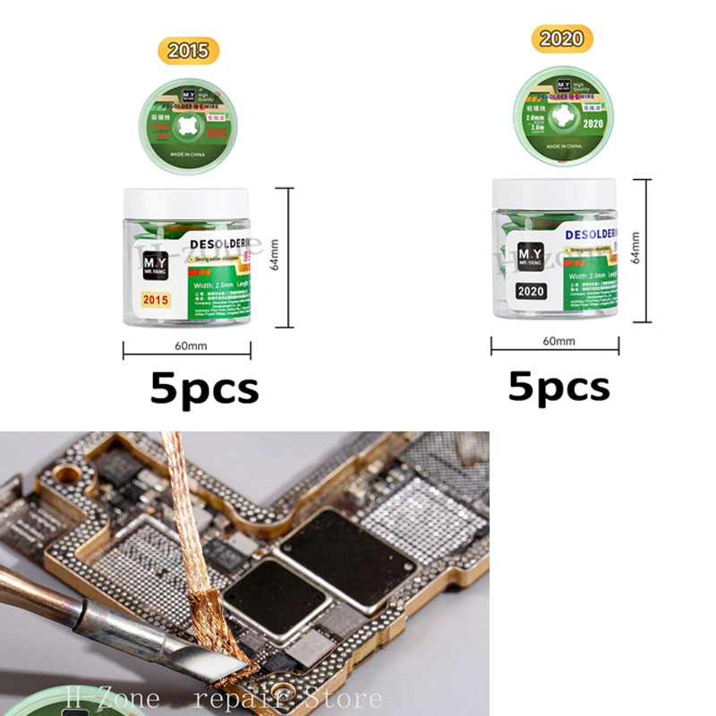 Solder Wick Braid - YCS M.Y 5Pcs Desoldering Wick Solder