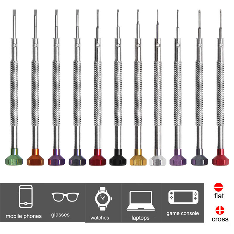 Electronics Repair Service - Alloy Stainless Steel Screwdriver 0.6mm-2.0mm Watch