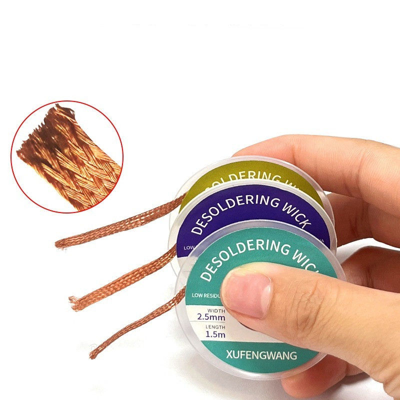 Solder Wick Braid - 0.8-4mm 1.5M Desoldering Braid Solder Remover