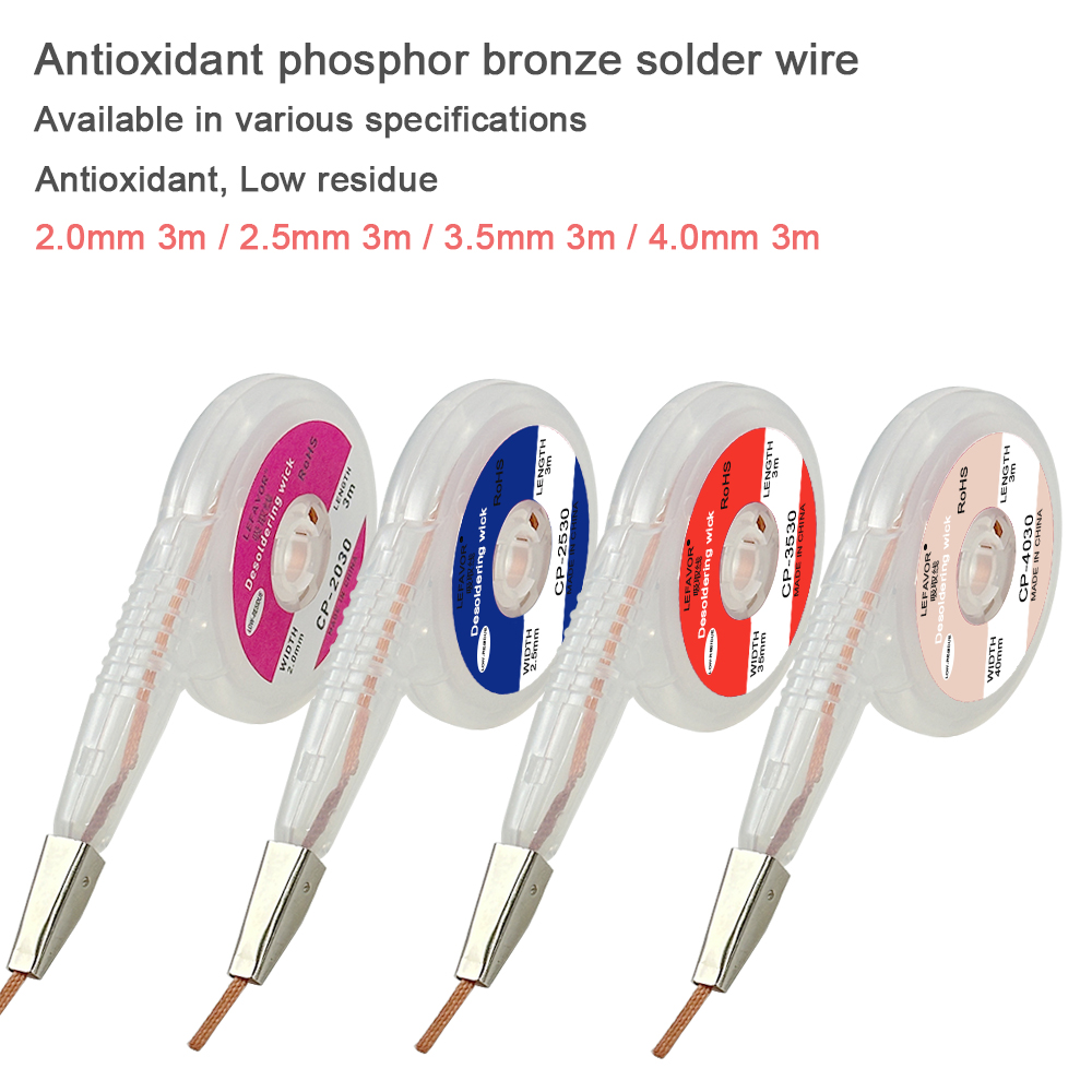 Solder Wick Braid - strong Desoldering Braid 1.5/2.0/2.5/3.0/3.5/4mm Width 3M