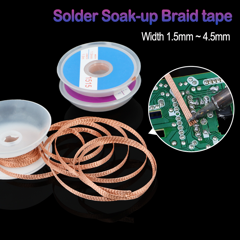 Solder Wick Braid - 1/2/5pcs Desoldering Wick Braid Welding Solder