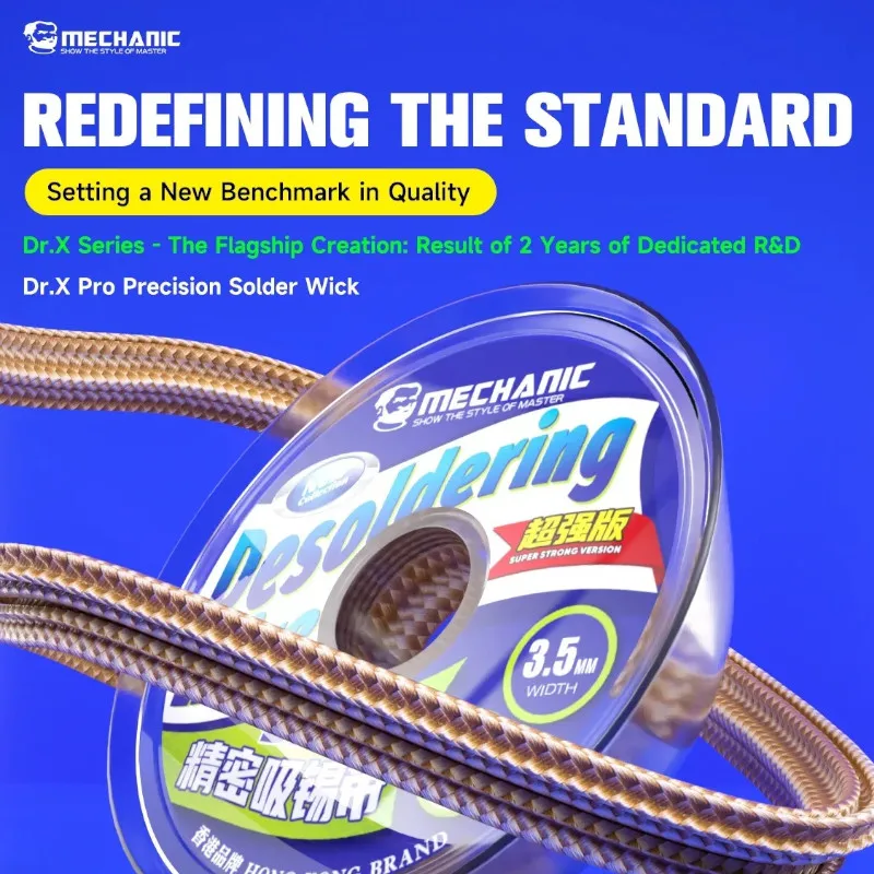 Solder Wick Braid - MECHANIC Dr.X Pro Desoldering Braid Wick