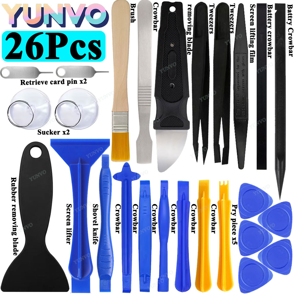 Electronics Repair Service - Universal Screen Opening Pry Tool Kit,