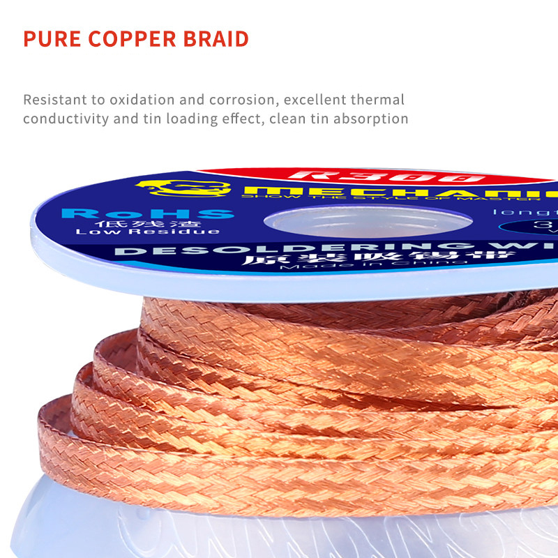 Cơ 1.0/1.5/2.0/2.5/3.0/3.5Mm R - đánh giá và giá Solder Wick Braid