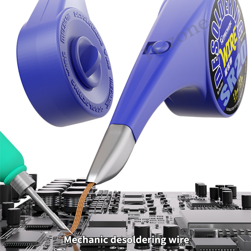 MECHANIC SR20 Series Anti-scal - đánh giá và giá Solder Wick Braid