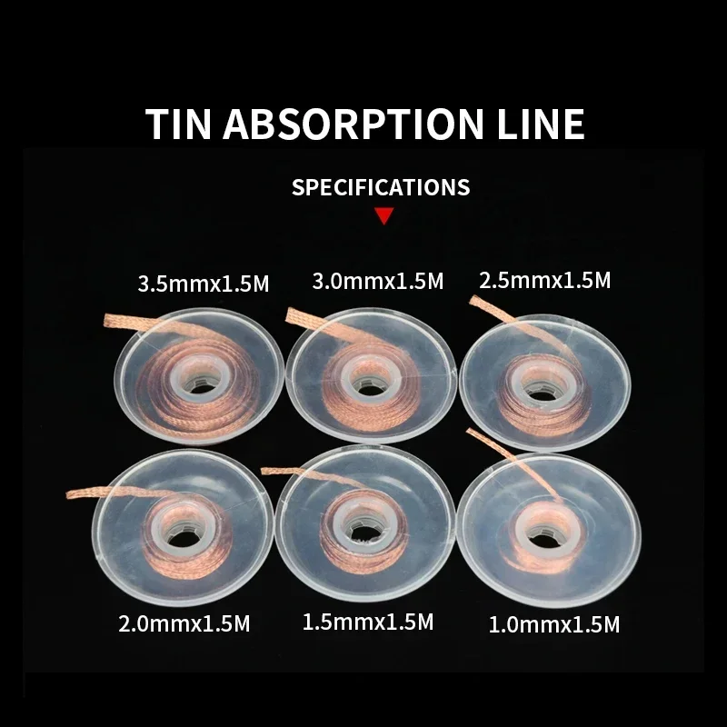 1/2/5/10 Cái 1.5M Chiều Rộng 1 - đánh giá và giá Solder Wick Braid