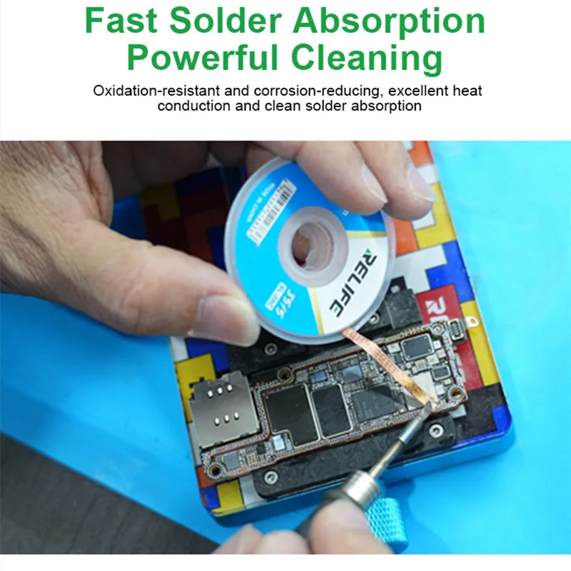 RELIFE RL-20C Soldering Wick f - đánh giá và giá Solder Wick Braid