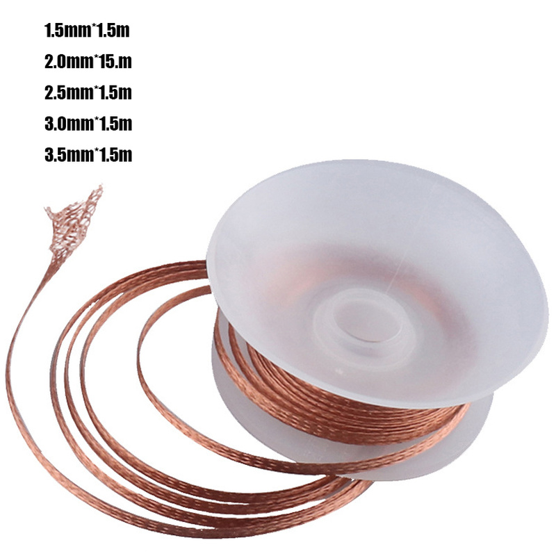 1.5Mm 2Mm 2.5Mm 3Mm 3.5Mm Rộng - đánh giá và giá Solder Wick Braid