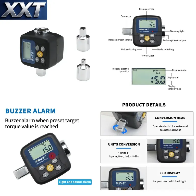 XXT Shahe Digital Torque Wrenc - đánh giá và giá Electronics Repair Tool